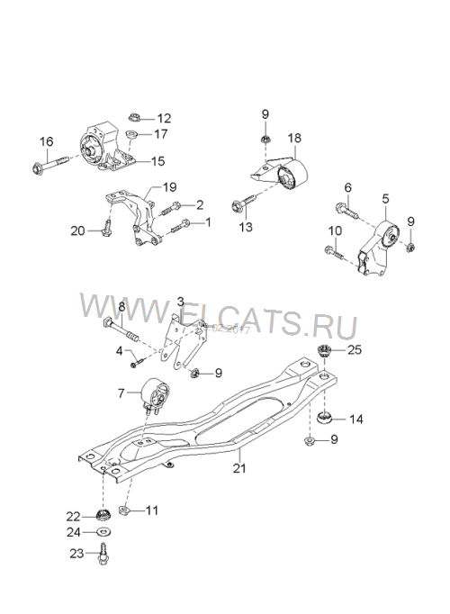 Kia Spectra предохранители и реле